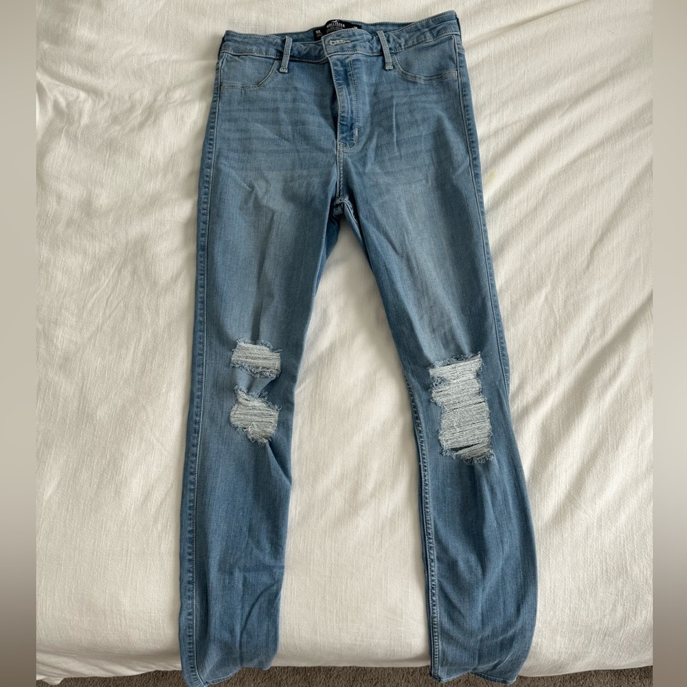 Hollister Jegging Skinny Jeans Light Wash (10L)